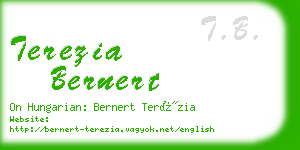 terezia bernert business card